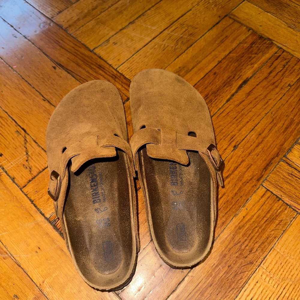 Birkenstock Tan Slip-On Shoes